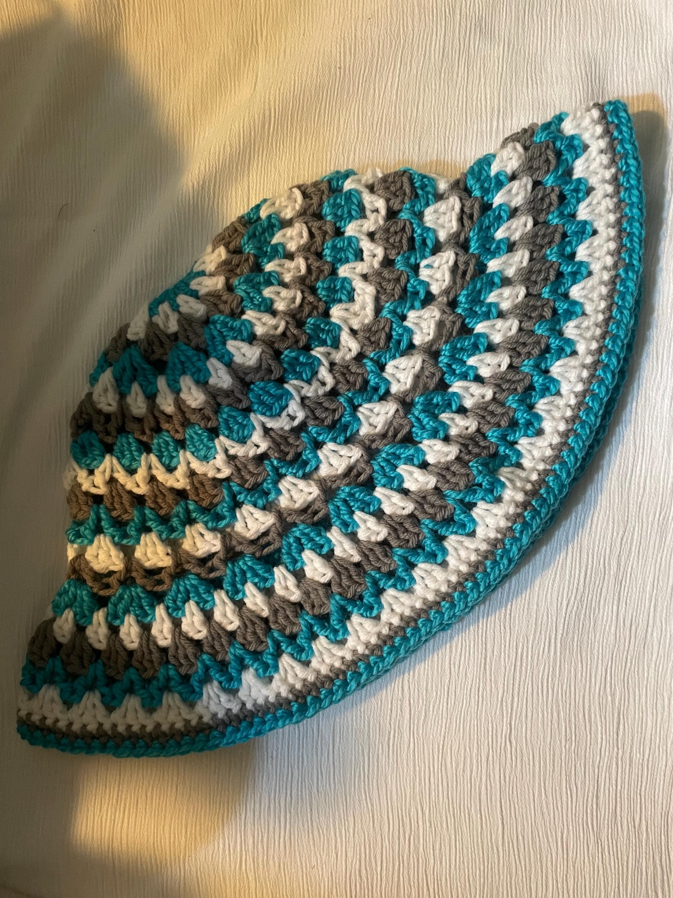 Handmade Crochet Beanie “Ocean Blend" Bucket Hat